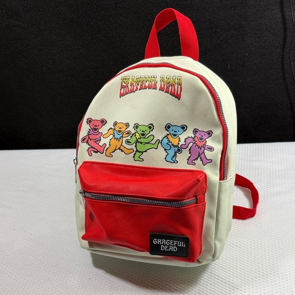 Grateful Dead Handbags - Grateful Dead Dancing Bears Red Backpack